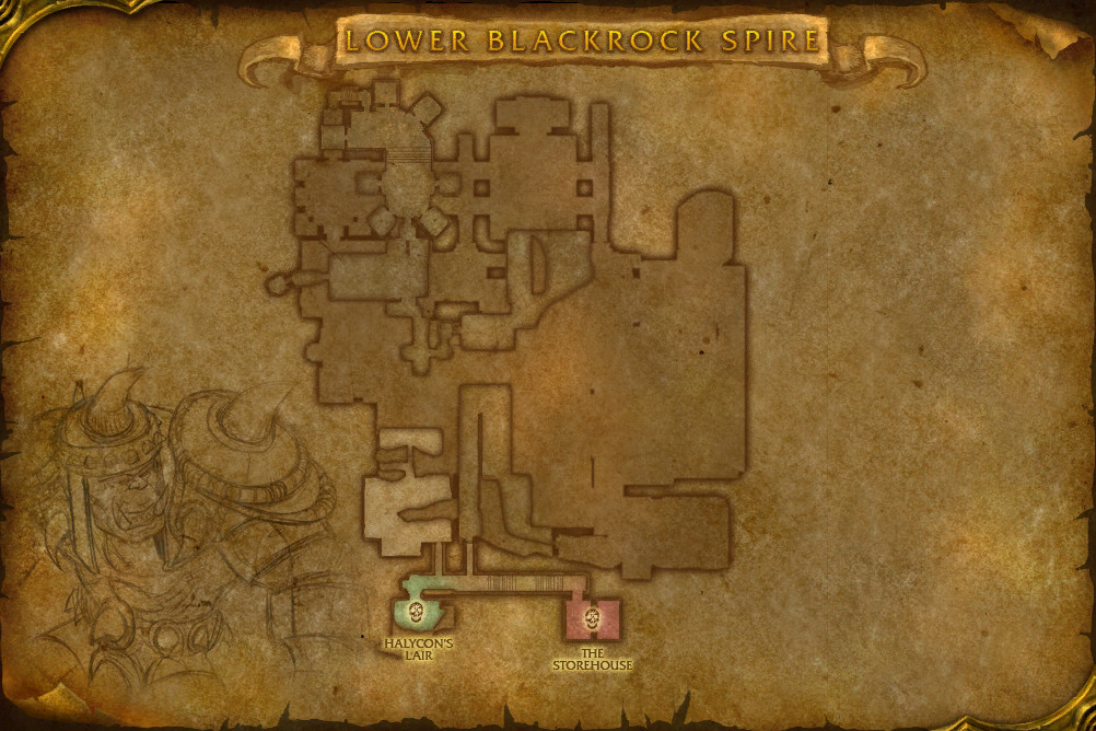Map of Halycon's Lair