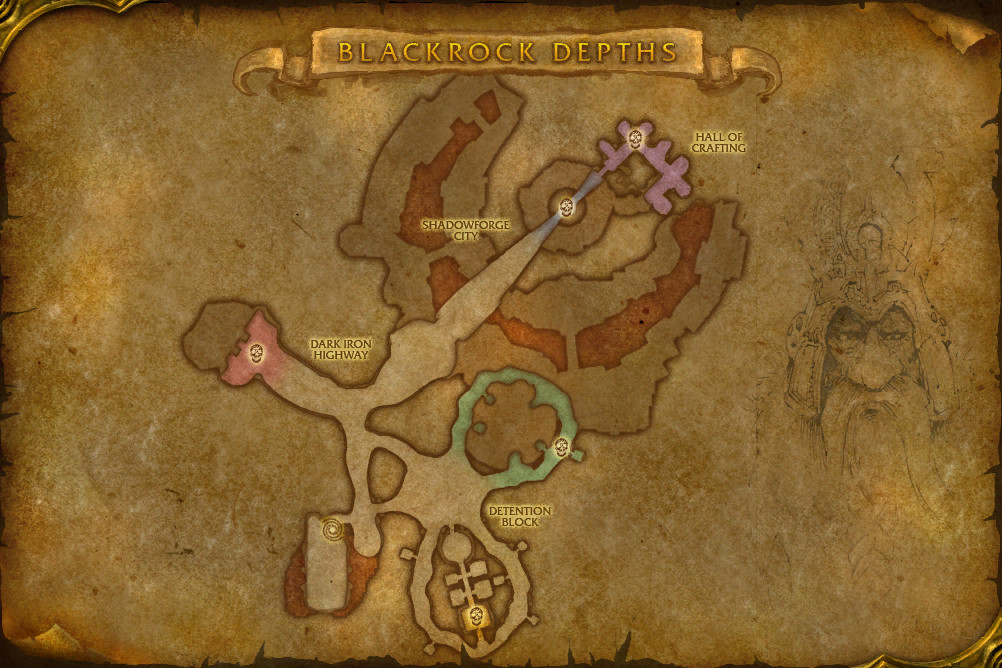 Map of Detention Block