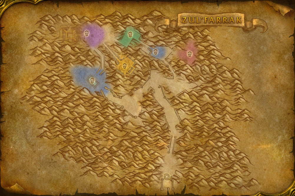 Map of Zul'Farrak