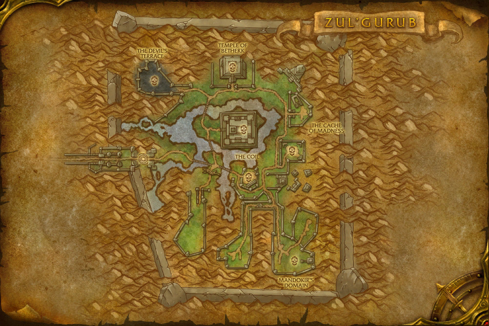Map of Zul'Gurub
