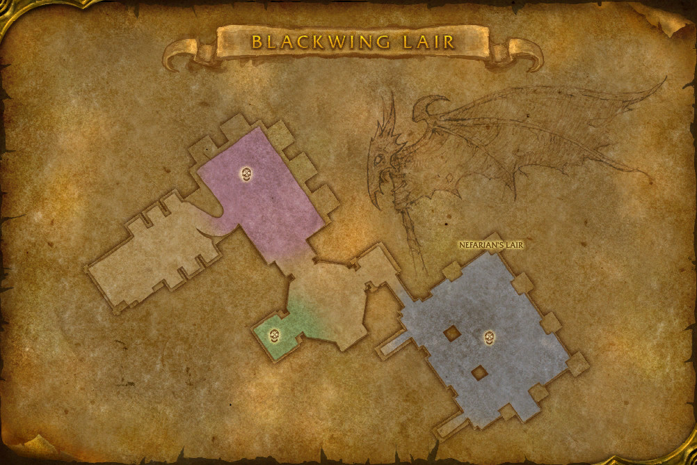 Map of Nefarian's Lair