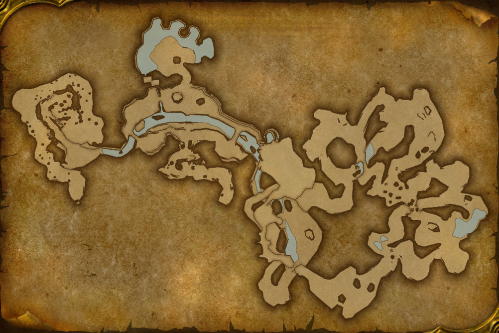 Map of Wailing Caverns