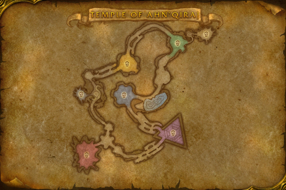 Map of The Hive Undergrounds