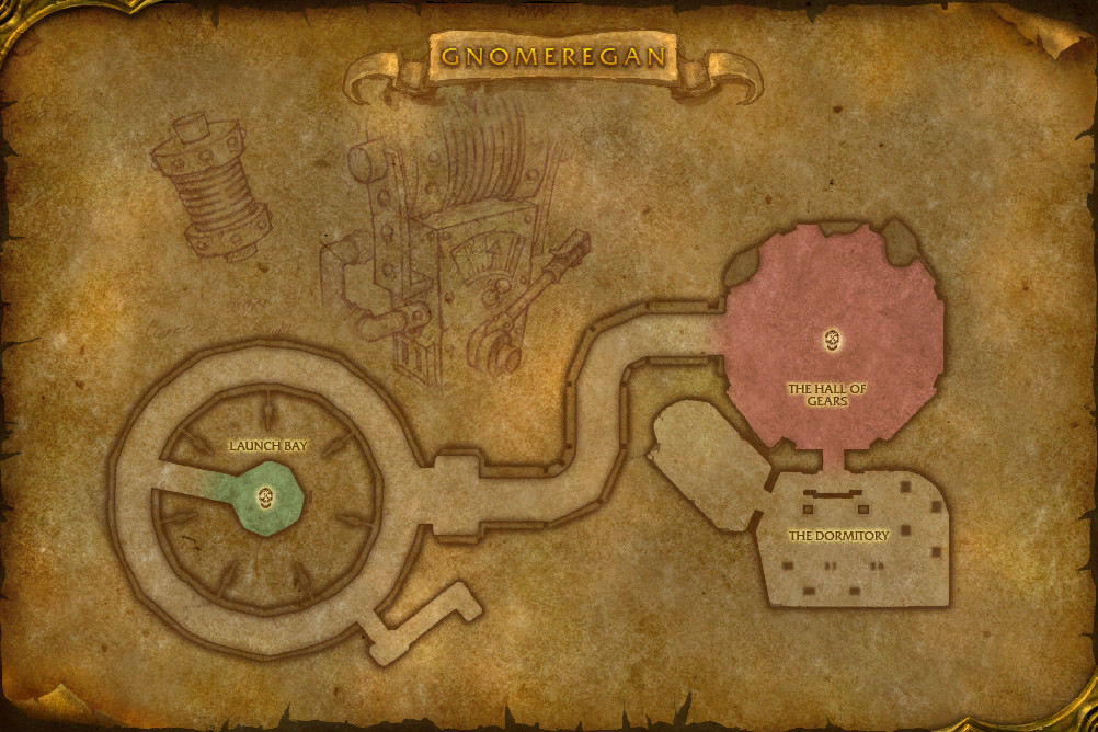 Map of The Dormitory