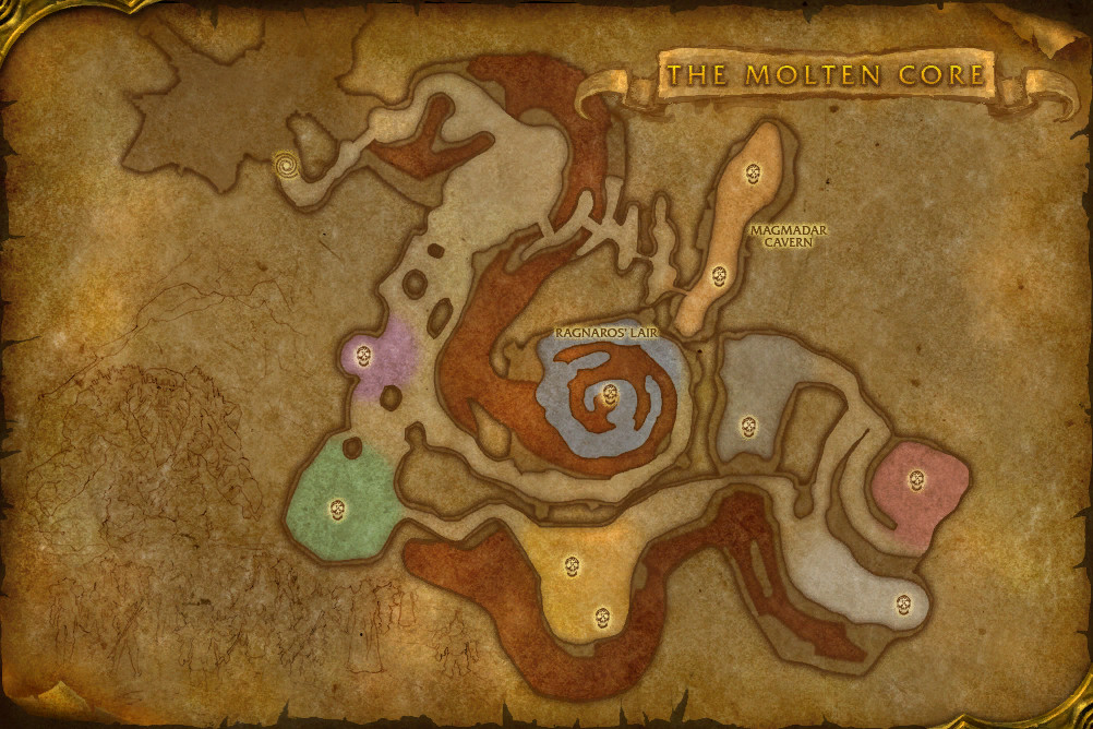 Map of Molten Core