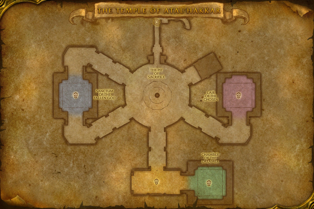 Map of The Temple of Atal'Hakkar
