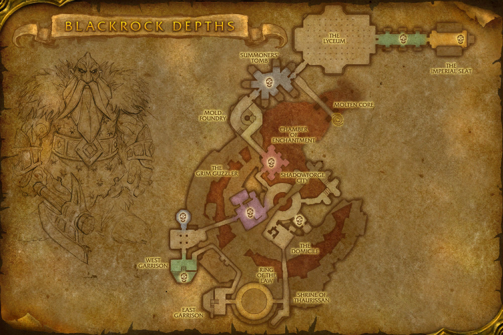 Map of Shadowforge City