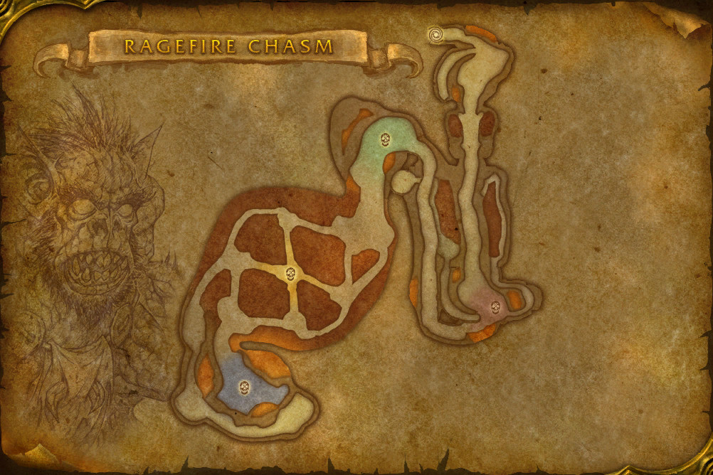 Map of Ragefire Chasm