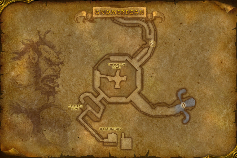 Map of The Hall of Gears