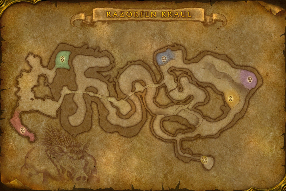 Map of Razorfen Kraul